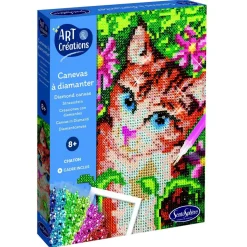 Canevas à Diamanter : Chaton - Sentosphère