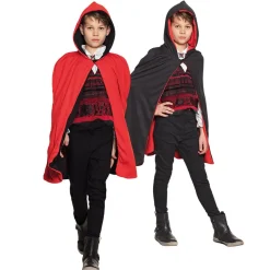 Cape Twilight reversible : Noir/Rouge - RueDeLaFete