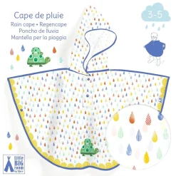 CAPES DE PLUIE - LITTLE BIG ROOM : Tortue - Djeco
