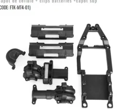 Capot de cellule + clips batteries +capot sup - FunTek - Funtek