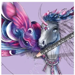 Carnet de croquis créatif : Chevaux magiques : Firiaz et Daliaz - Nebulous Stars