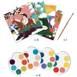 Cartes à peindre Djeco Inspired by : Polynésie - Djeco