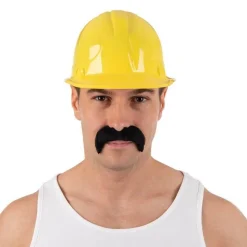 Casque de chantier - adulte - jaune - RueDeLaFete