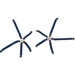 Ceinture de siège baquet Bleu avec attache en métal - Scale Up - Scale Up