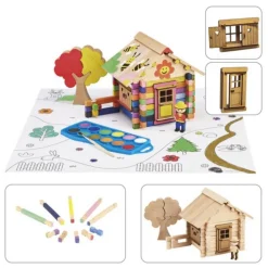 CHALET A PEINDRE - 85 PIECES - JeuJura