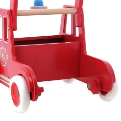 Chariot de marche : camion de pompiers - Vilac