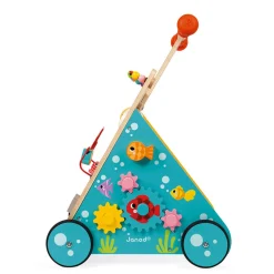 Chariot multi-activités en bois : Chat - Janod