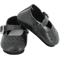 Chaussures à bride noires pour minouche 34 cm - Petitcollin