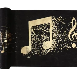 Chemin de table en tissu 5m - Disque d'or - RueDeLaFete