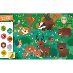 CHERCHE ET TROUVE DES TOUT-PETITS - CHEZ LES ANIMAUX - Editions Auzou