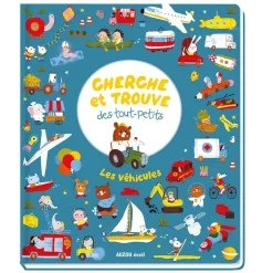 CHERCHE ET TROUVE DES TOUT-PETITS - LES VÉHICULES - Editions Auzou