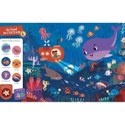 CHERCHE ET TROUVE DES TOUT-PETITS - QUI BRILLE DANS LA NUIT - Editions Auzou