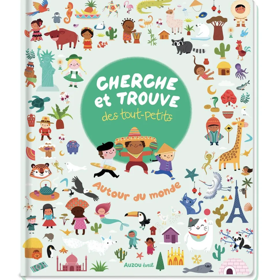CHERCHE ET TROUVE DES TOUT-PETITS - AUTOUR DU MONDE - Editions Auzou