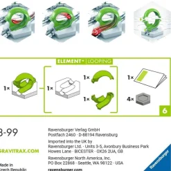 Circuit à billes GRAVITRAX : Elément looping - Ravensburger