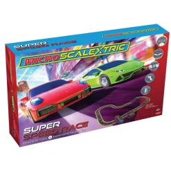 Circuit de voiture : Micro Scalextric : Super Speed Race Set - Lamborghini vs Porsche - Scalextric