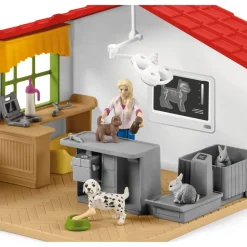 Clinique vétérinaire avec animaux domestiques - Schleich