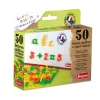 Coffret 50 lettres cursives, chiffres et signes aimantés - JeuJura
