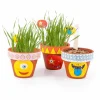 Coffret anniversaire - 10 pots "Petits monstres" - A semer - Radis et Capucine