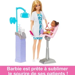 Coffret Barbie : Cabinet Dentaire - Mattel