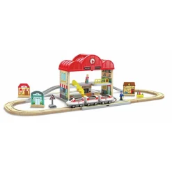 Coffret circuit de train portable - Hape
