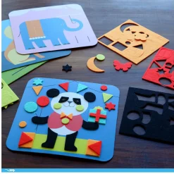 Coffret collage : Douces créatures - Djeco