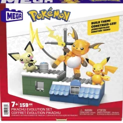 Coffret Construction : Mega Pokémon Évolution - Pikachu - MegaConstrux