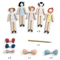 Coffret créatif : Poupées à créer : Sweet night - Djeco