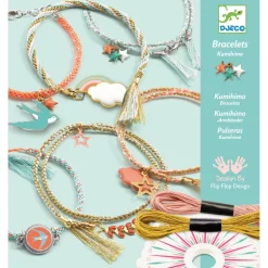 Coffret créatif bracelets Kumihimo : Céleste - Djeco