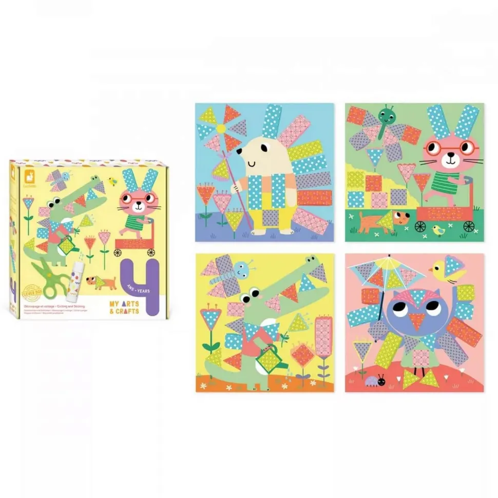 Coffret Créatif Découpage et Collage - 4 ans - Janod
