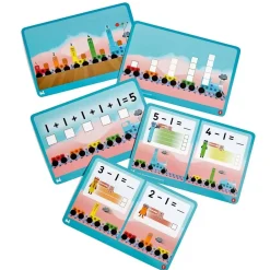 Coffret d'activités : le train Express Numberblocks - MathLink Cubes - Learning Resources