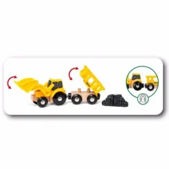 Coffret de 3 engins de chantier - Brio
