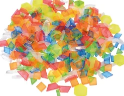 Coffret de 360 pièces plastiques colorées à déposer, placer - Eduplay