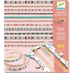 Coffret de bracelets et métier à tisser : Minuscules - Djeco