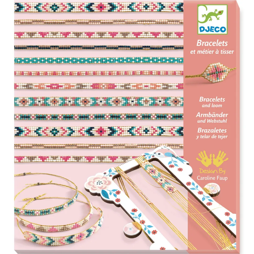 Coffret de bracelets et métier à tisser : Minuscules - Djeco