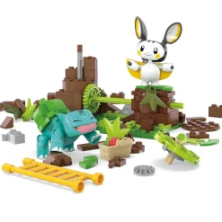 Coffret de construction : Bois Jolis - D'emolga et Bulbizzare - Mattel