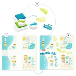 Coffret de tampons : Circulation - Djeco