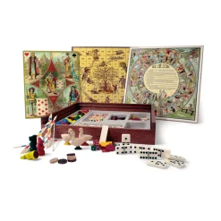 Coffret en bois : Jeux de société : Tradition - JeuJura