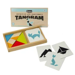Coffret en bois : Tangram - JeuJura