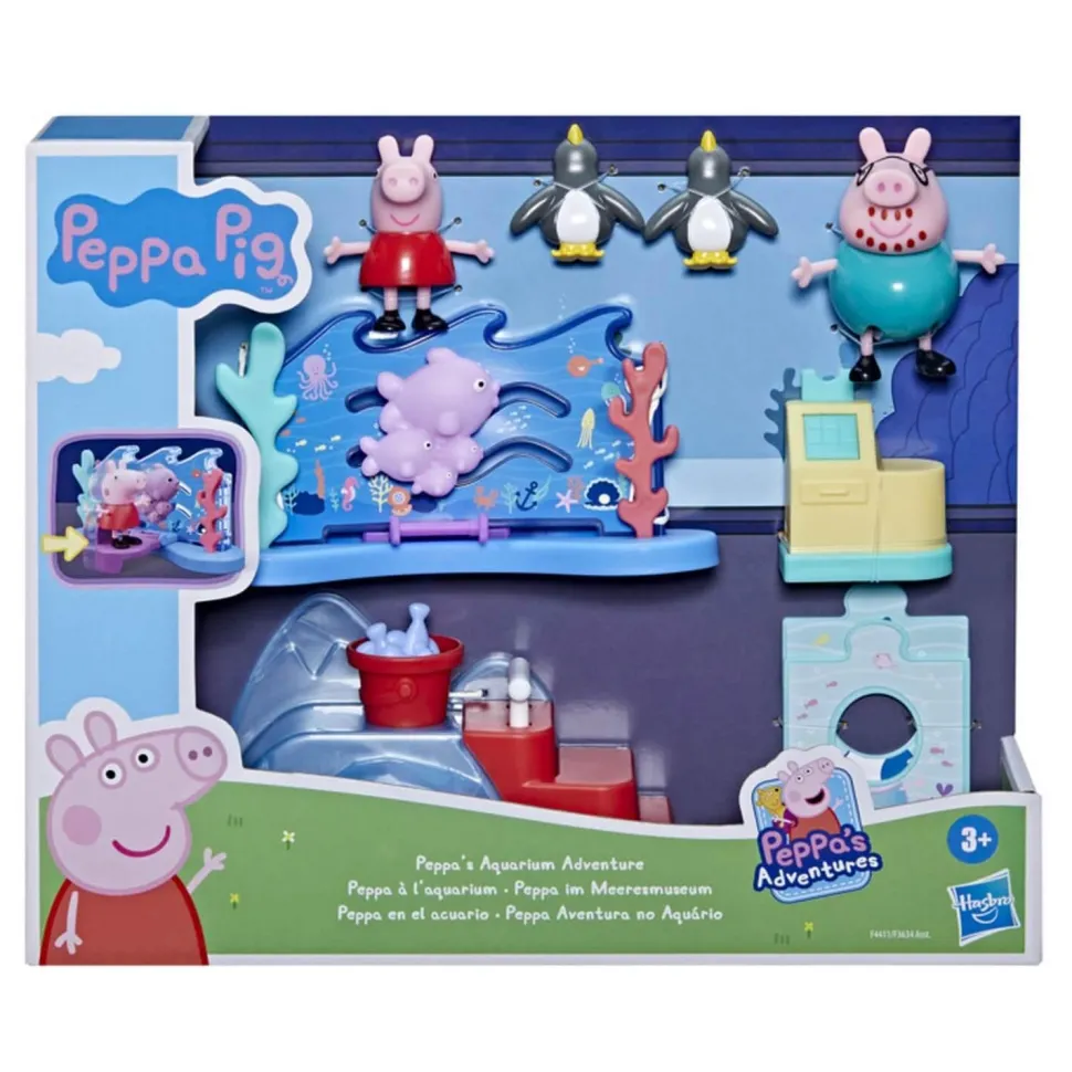Coffret Figurines Peppa Pig : Peppa à l'aquarium - Hasbro