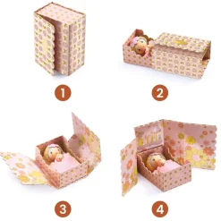 Coffret figurines Tinyly : Rose Tinyroom - Djeco