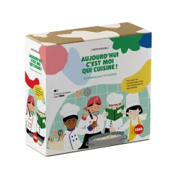 Coffret livre et figurine pour conteuse à histoires : Aujourd'hui c'est moi qui cuisine - Faba