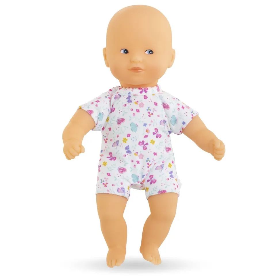 Coffret mini calin poupon 20 cm et accessoires : bonne nuit papillons - Corolle
