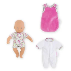 Coffret mon premier poupon Corolle : Mini Calin Bonne Nuit Jardin en Fleurs - Corolle