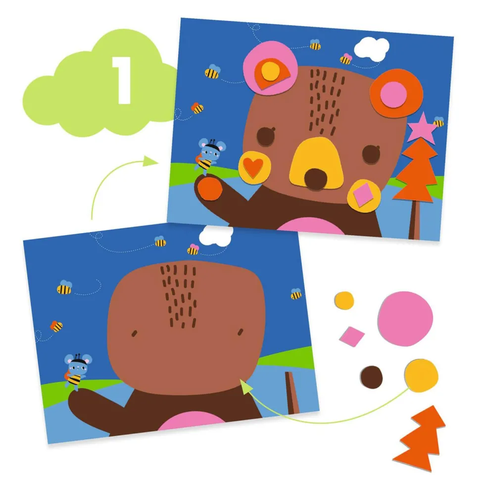 Coffret multi-activités : La souris et ses amis - Djeco