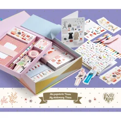 Coffret papeterie : Tinou - Djeco