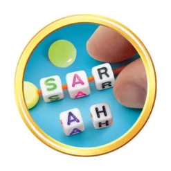 Coffret perles : Message bracelets mini - boite rose - Clementoni