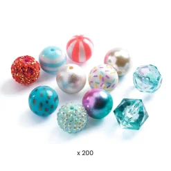 Coffret Perles bulles, Argent - Djeco