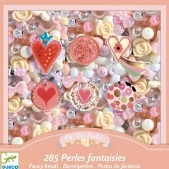 Coffret Perles Fantaisies Coeurs - Djeco