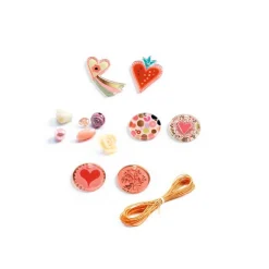 Coffret Perles Fantaisies Coeurs - Djeco