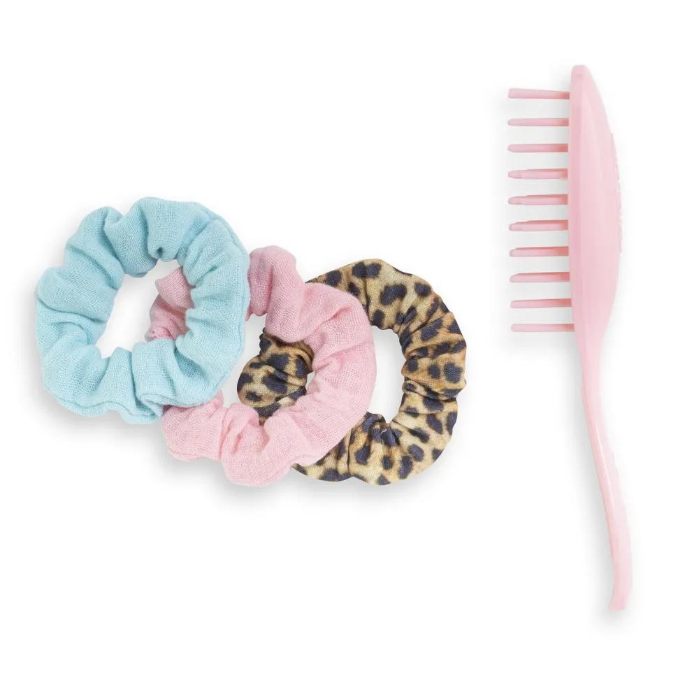 Coffret pour ma poupée Corolle 36 cm : brosse & 3 chouchous - Corolle